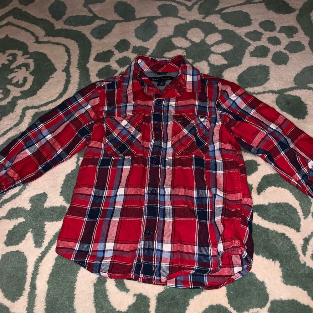 Tommy Hilfiger button down shirt - size 3T